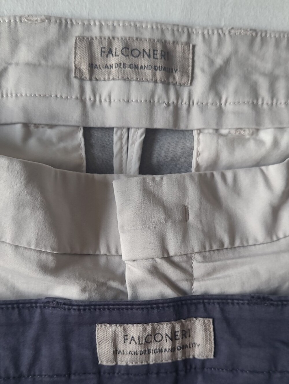 Set of 2 Straight-Fit Chino Pants. Light Gray & Navy Both 38X32. NWT. - Picture 11 of 16
